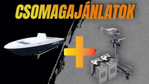 Latrex 435 motorni čoln + Golden EZ X20R električni motor + Golden 100 Ah baterijski paket