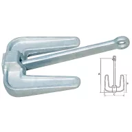 U-oblik vložek iz aluminija 10 kg GFN