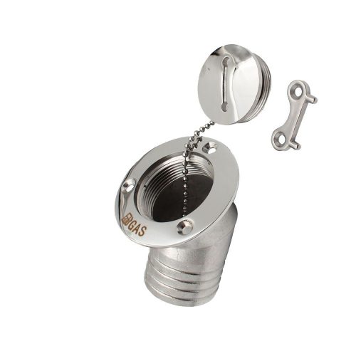Vstop za gorivo 45° kovinski 38 mm EVA