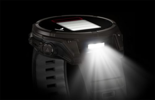 Garmin fenix 8 47mm SOLAR Sapphire, ogljeno sivi DLC titan, črno/temno sivi silikonski pašček (ED XD) pametna ura