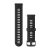 Pašček za uro za Garmin Forerunner 745 pametno uro črne barve