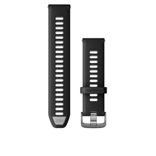 Pas ura Garmin 22 mm. Črno-siv (Hitro sproščanje) za Forerunner 265