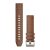 Pas ura Garmin 22 mm rjave italijanske usnje, srebrna zaponka (QuickFit) za MARQ pametno uro