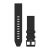Pas ura Garmin 22 mm črn usnjen pas z črno zaponko (QuickFit) za Fenix 5 Plus