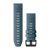 Garmin 26 mm modri silikonski pašček za uro, črna zaponka (QuickFit) za Fenix 6X