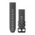 Pas ura Garmin 26 mm iz silikona v barvi skrilavca, črna zaponka (QuickFit) za Enduro ročno uro