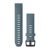 Pas ura Garmin 20 mm morsko modra silikon, črna zaponka (QuickFit) za Fenix 6S