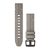 Pas ura Garmin 20 mm iz antilopa v barvi skrilavca, črna zaponka (QuickFit) za Fenix 6S