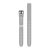Pas za uro Garmin 26 mm v prahu siva silikon, črna zaponka (QuickFit) za Fenix 6X, 3-delni