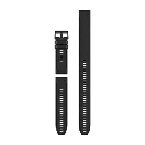 Pas ura Garmin 26 mm črni silikon, črna zaponka (QuickFit) Descent Mk2, 3-delni