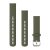 Pas ura Garmin 20 mm mahovinsko zelena silikon, srebrna zaponka z zatičem (Quick Release) za Vivomove 3 Watch