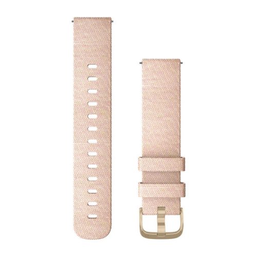 Zapestnica Garmin 20 mm roza najlon, svetlo zlata zaponka z zatičem (Quick Release) za uro Vivomove 3