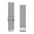 Pas ura Garmin 20 mm srebrn kovinski, milanski, srebrna zaponka z zatičem (Quick Release) za Vivomove 3 125-197mm