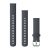 Zapestnica Garmin 18 mm granitno modra silikonska, srebrna zaponka (Quick Release) za uro Vivomove 3S 195 mm