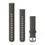 Pas ura Garmin 18 mm temno siva silikon, siva zaponka z jezičkom (Quick Release) za Venu 2S 110-195 mm