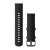 Pas ura Garmin 22 mm črno usnje, siva zaponka (Hitro sproščanje) za Vívoactive 4 130-200 mm