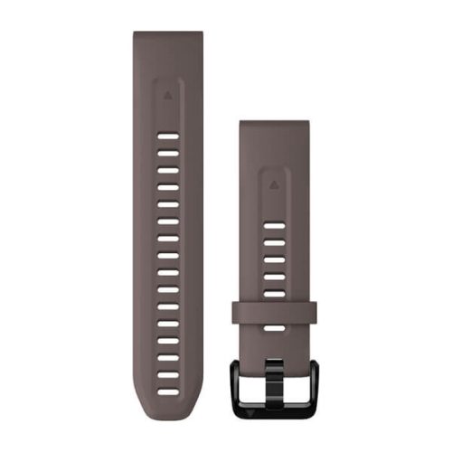Pas ura Garmin 20 mm iz antracitno sivega silikona (QuickFit) (Fenix 7S) za pametno uro