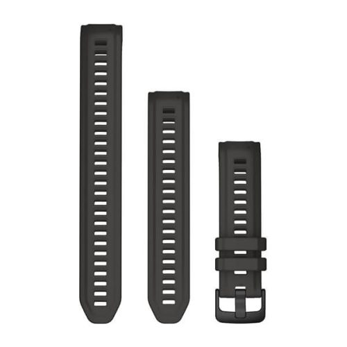 Garmin 20 mm grafitno siva silikonska zapestnica z ekstra dolgim dodatnim trakom (Instinct 2S) za pametno uro