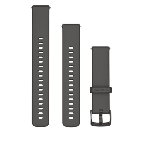 Pas ura Garmin 18 mm siva silikon (hitro sproščanje) za uro Venu 3