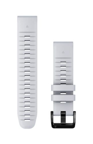 Pas ura Garmin 22 mm bel kamen silikon (QuickFit) za pametno uro