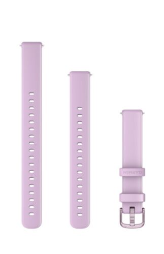 Pas ura Garmin Lily 2 14mm silikonski, vijoličen (110-175mm) za pametno uro