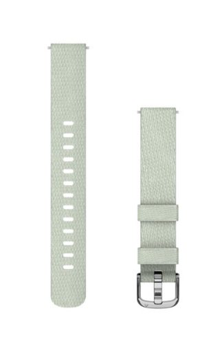 Pas za uro Garmin Lily 2 14mm najlon, žajbelj, srebrna zaponka (110-175mm) za pametno uro