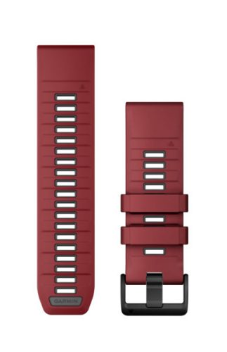Pas ura Garmin 26 mm bordo/graphitno s silikonom (QuickFit) za pametno uro