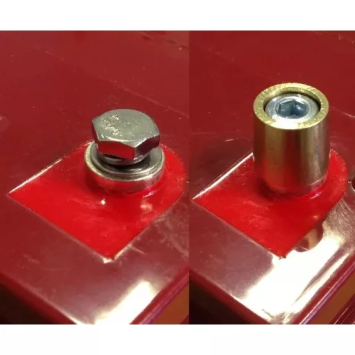 Komplet za priključek baterije, par, 8 mm HE-LI