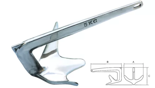 Sidro Bruce Pflug iz nerjavečega jekla 5 kg