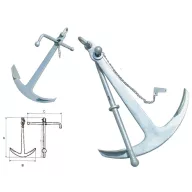 Sidro z dvema kljukama Admiralty 20 kg