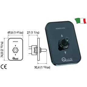 Električni stikalo vitla sidra WCS820