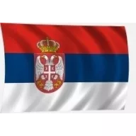Srbska zastava 45 x 30 cm