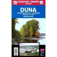 Knjiga, turistična karta Donava Bratislava-Komárom