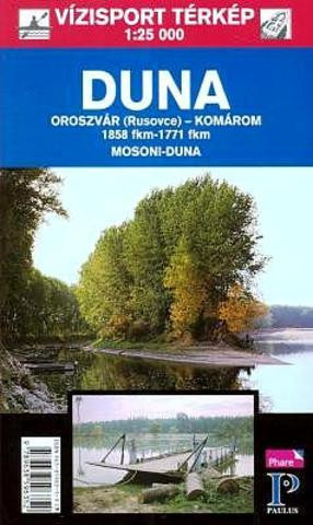 Knjiga, turistična karta Donava Bratislava-Komárom