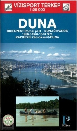 Knjiga, turistična karta Donava Budimpešta-Dunaújváros