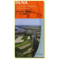 Knjiga, turistična karta Donava Dunaújváros-Országhattar