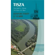 Knjiga, karta Tisza Tiszabecs -Tokaj