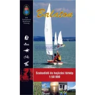 Knjiga, karta za prosti čas in navigacijo Balaton