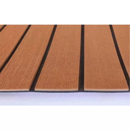 Talna obloga za čoln tik-črna 240x90x0,6 cm