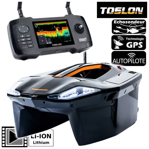 Toslon X-Boat 730 čoln za hranjenje + TF 640 iskalec rib