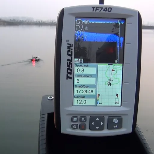 Toslon TF 740 ribica za hranjenje z iskalnikom rib