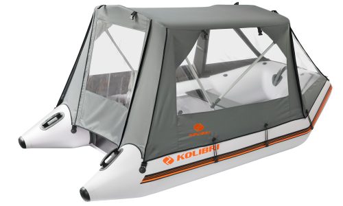 Šotor Kolibri za gumenjak KM-330, КМ-330D temno siva