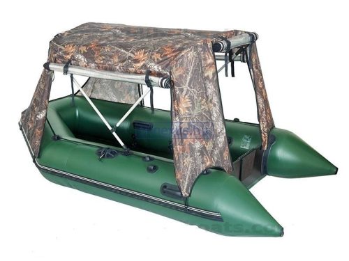 Šotor Kolibri za gumenjak KM-290 temno siv