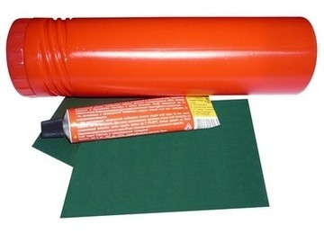 Celoten komplet lepila za zeleno gumijasto čoln Kolibri