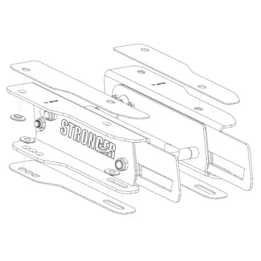 STRONGER hidravlična dvigalka motorja Jack Plate HL 2000 STR