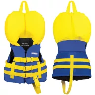   Otroška plavalna jopič Airhead z modro-rumenim ovratnikom 0-13 kg