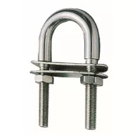 Vlečna zanka 6X90mm U-oblikovana iz nerjavečega jekla