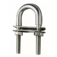 Vonószem 150 x 65 mm U alakú rozsdamentes EVA