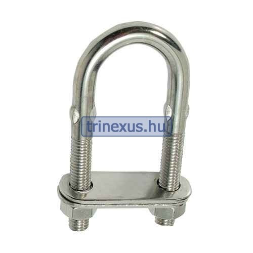 Vlečna zanka 5X80mm U-oblikovana iz nerjavečega jekla