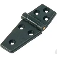 Plastični tečaj raven črn 98x40 mm